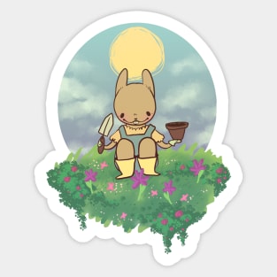 Bunny Gardener Sticker